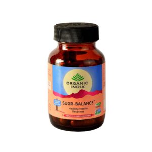 1x60cap Organic India Sugar Balance 60 Capsules - glycemic control.