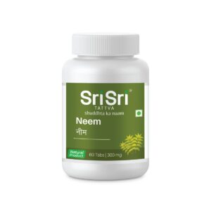 10x60tab Sri Sri Neem Tablet - Complete Skin Care, 600 Tabs 300mg Long Expiry