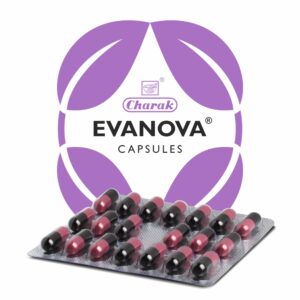 10x Charak Pharma Evanova Capsule (Manages Perimenopause to Menopause)- 200 Cap