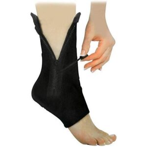 ANKLE BRACE ZIP SUPPORT Ankle and Foot Support Compression Zip Sokcs Foot Support