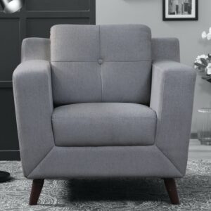 1 Seater Sofa in Steel Grey Colour