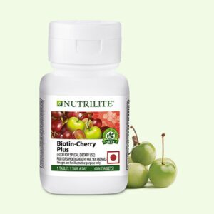 Amway Nutrilite Biotin - Cherry Plus Tablets 60tab