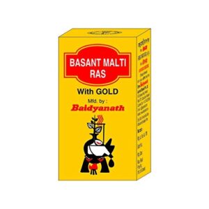 Baidyanath Basant Malti Ras with Gold - 25 Tablets