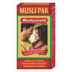 Baidyanath Musli Pak - Made with Pure Safed Musli for Strength and Vitality - 100g powder