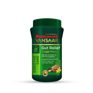 Baidyanath Vansaar Gut Relief | Relieves Constipation & Indigestion |Non Habit Forming 100% Safe Ayurvedic Laxative Powder to Cure Digestive Problems  - 200g