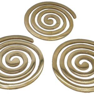 Brass Helix Vastu Remedies for North-West Kitchen, Main Door/Entrance, Toilet Vaastu Dosh/Defect Nivaran