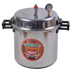 Commercial Industrial Restaurant 108 LTR Aluminium Outer Lid Pressure Cooker