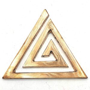 Copper Vastu Helix for South-East Vastu Dosh Nivaran Missing Corner & Cuts Home, Bedroom, Kitchen & Entrance (1pc)