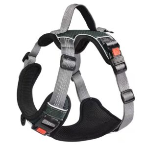 Dog Harness, No-Pull Pet Harness Adjustable Soft Padded Pet Vest with Easy Control Handle for Small to Large Dogs