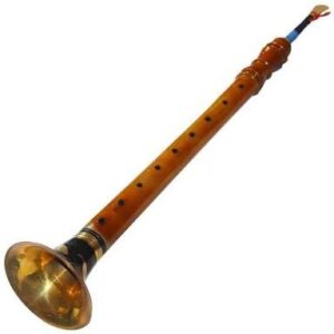 Indian Classical Wind Traditional Folk Musical Instrument Shehnai for Weddings| Colour: - Brown
