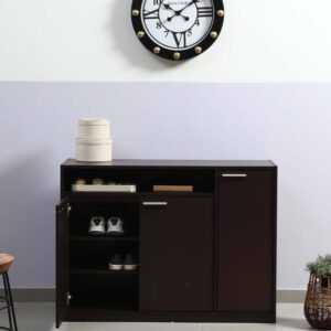 Mimi Shoe Rack In Columbia Walnut Finish