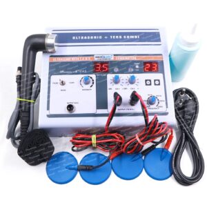 Physiotherapy Combo Machine Ultrasonic; Ultrasound TENS 2 Channel Electro Therapy Machine for Pain Relief