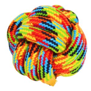 Premium Ball Rope Toy | Chewing Rope Dog Toys for Small Medium and Large Breed Dogs | Multi Coloured