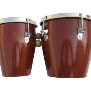 Wooden Bongo Set | Authentic Indian Musical Instrument | StoreEla