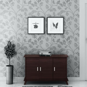 Sayuri 3 Door Shoe Cabinet In Wenge Finish
