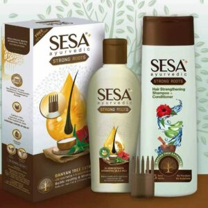 Sesa Ayurvedic Strong Root Hair Oil & Shampoo Prevents Hair Fall 100ml +100ml