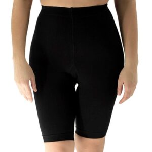Sports Plus Size Compression Shorts 20-30mmHg Black