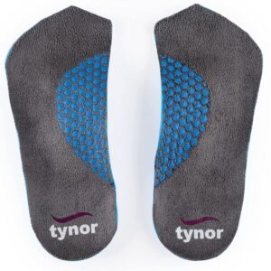 Tynor Medial Arch Orthosis, Grey, Medium, 2pcs 1pair