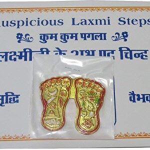Vastu Auspicious Lakshmi Pagla Charan Paduka 2 Pairs