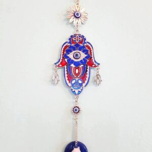 Vastu Shubharambh Eye with Meena Work Evil Eye Hanging for Protection, Good Luck Charm and Positivity at Office and Home
