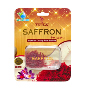 Vedapure Afghan Saffron Premium A++ Grade, Highest Quality-1gram